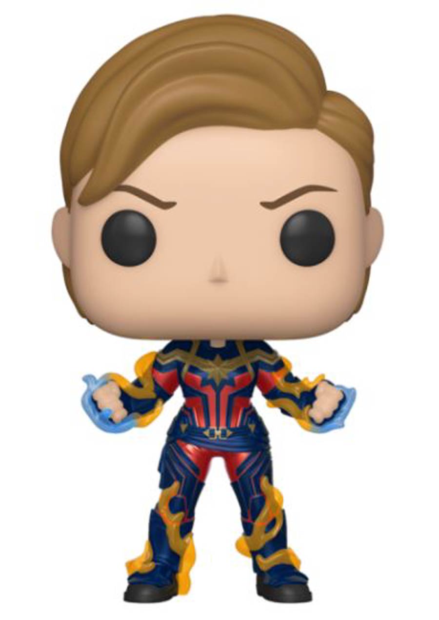 POP Marvel Avengers Endgame Captain Marvel With New Hair Vinyl Bobble Head