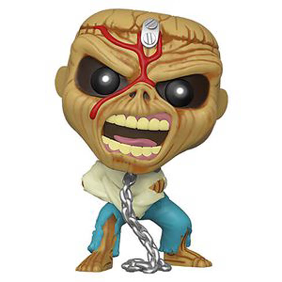 POP Rocks Iron Maiden Piece Of Mind Skeleton Eddie Vinyl Figure