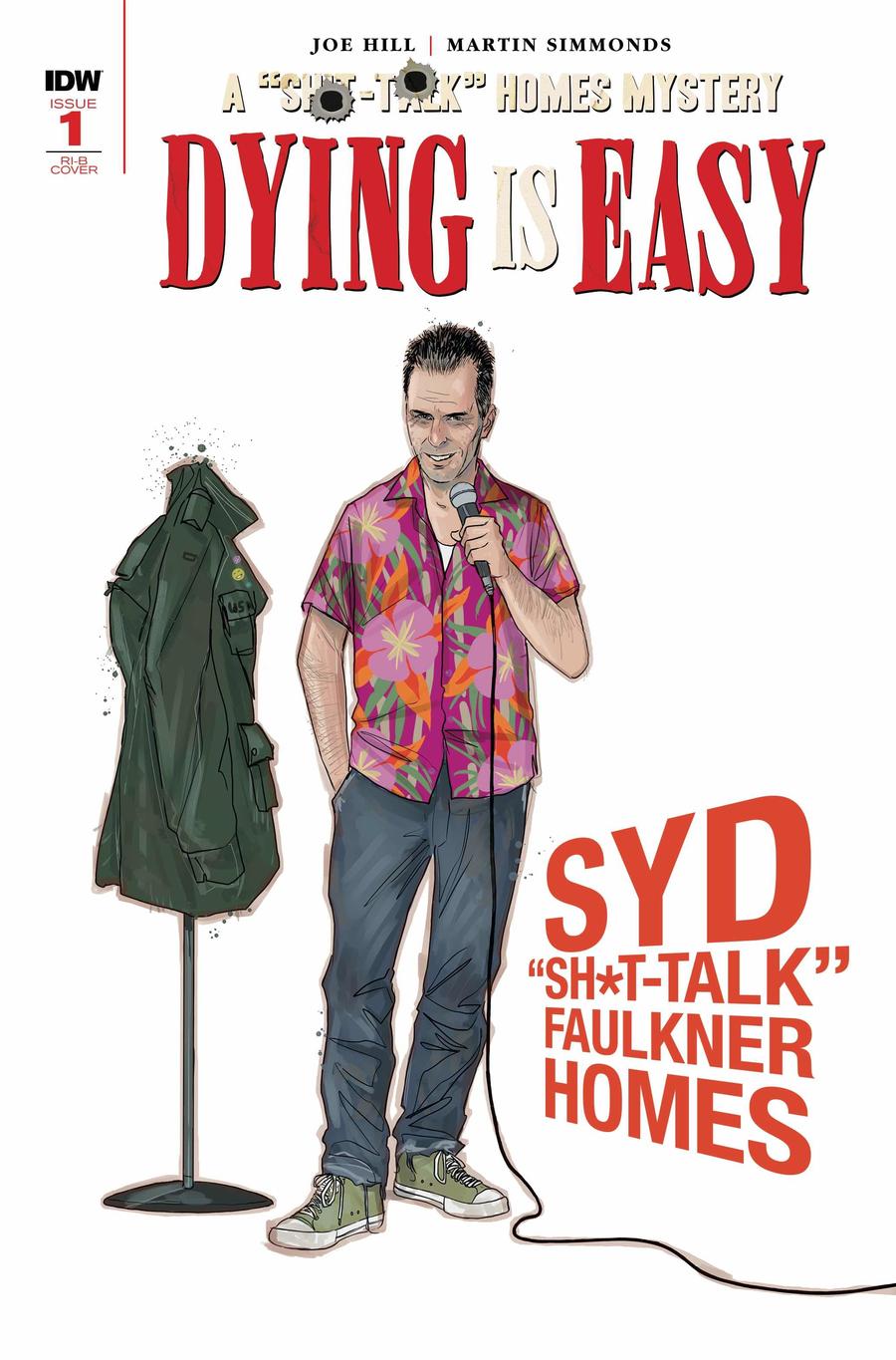 Dying Is Easy #1 Cover D Incentive Martin Simmonds Character Design Wraparound Variant Cover