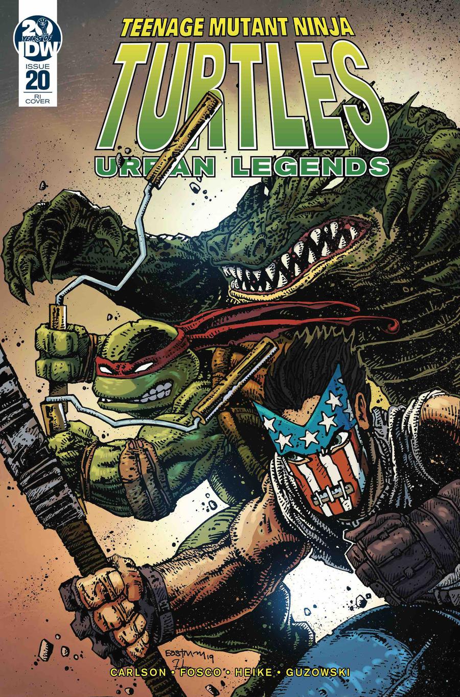 Teenage Mutant Ninja Turtles Urban Legends #20 Cover C Incentive Kevin Eastman Variant Cover