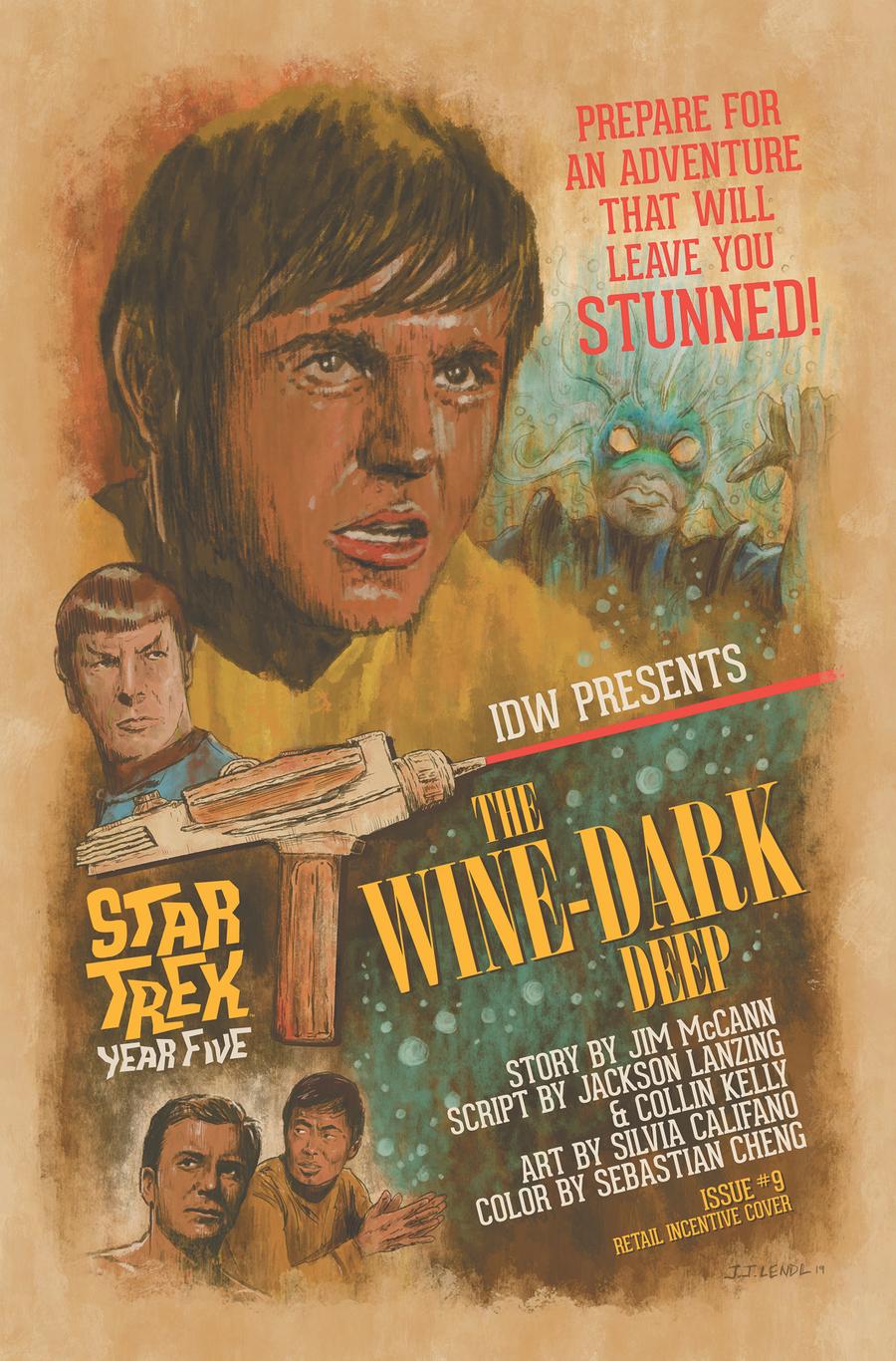 Star Trek Year Five #9 Cover B Incentive JJ Lendl Variant Cover