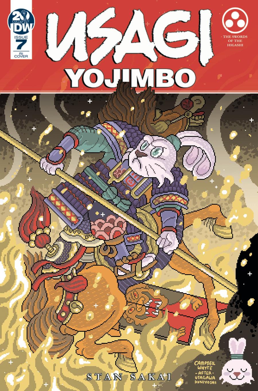 Usagi Yojimbo Vol 4 #7 Cover B Incentive Campbell Whyte Variant Cover