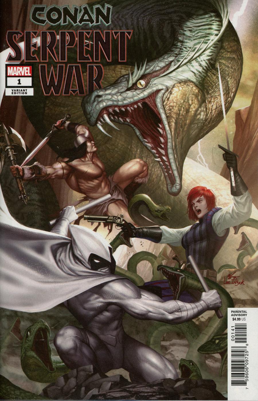Conan Serpent War #1 Cover D Incentive Inhyuk Lee Variant Cover