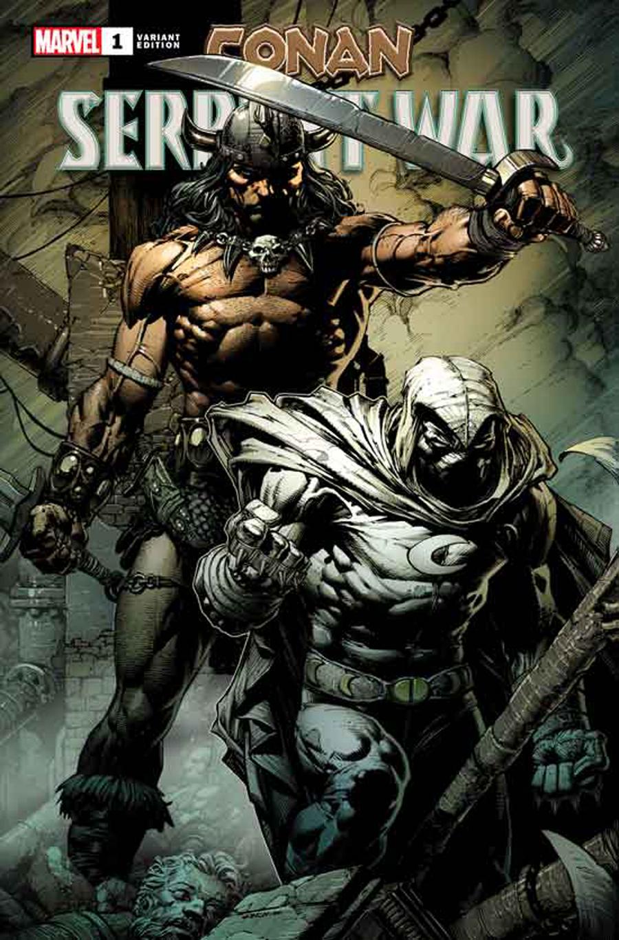 Conan Serpent War #1 Cover E Incentive David Finch Variant Cover