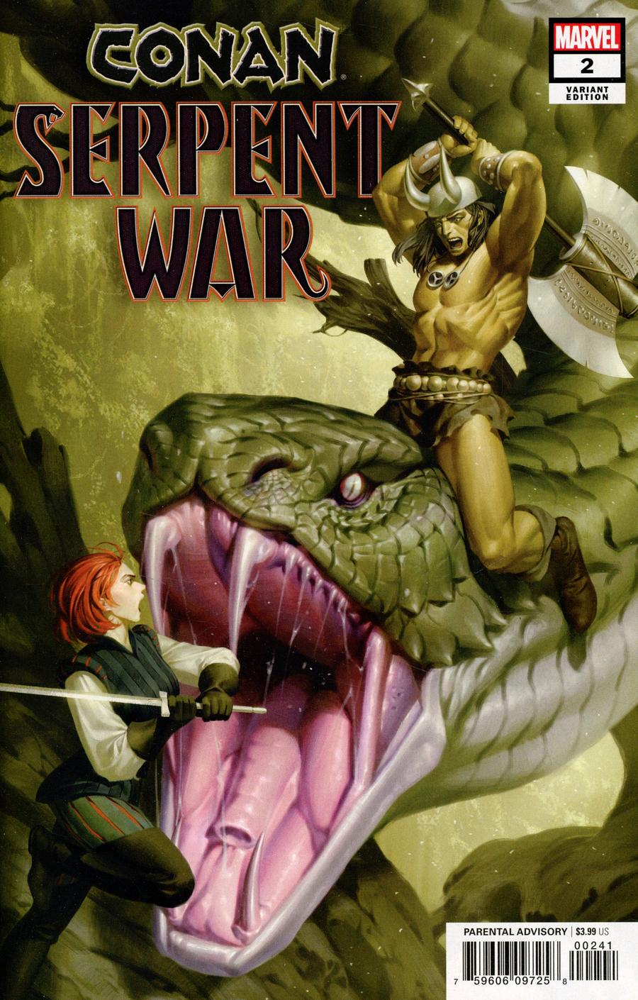 Conan Serpent War #2 Cover D Incentive Junggeun Yoon Variant Cover