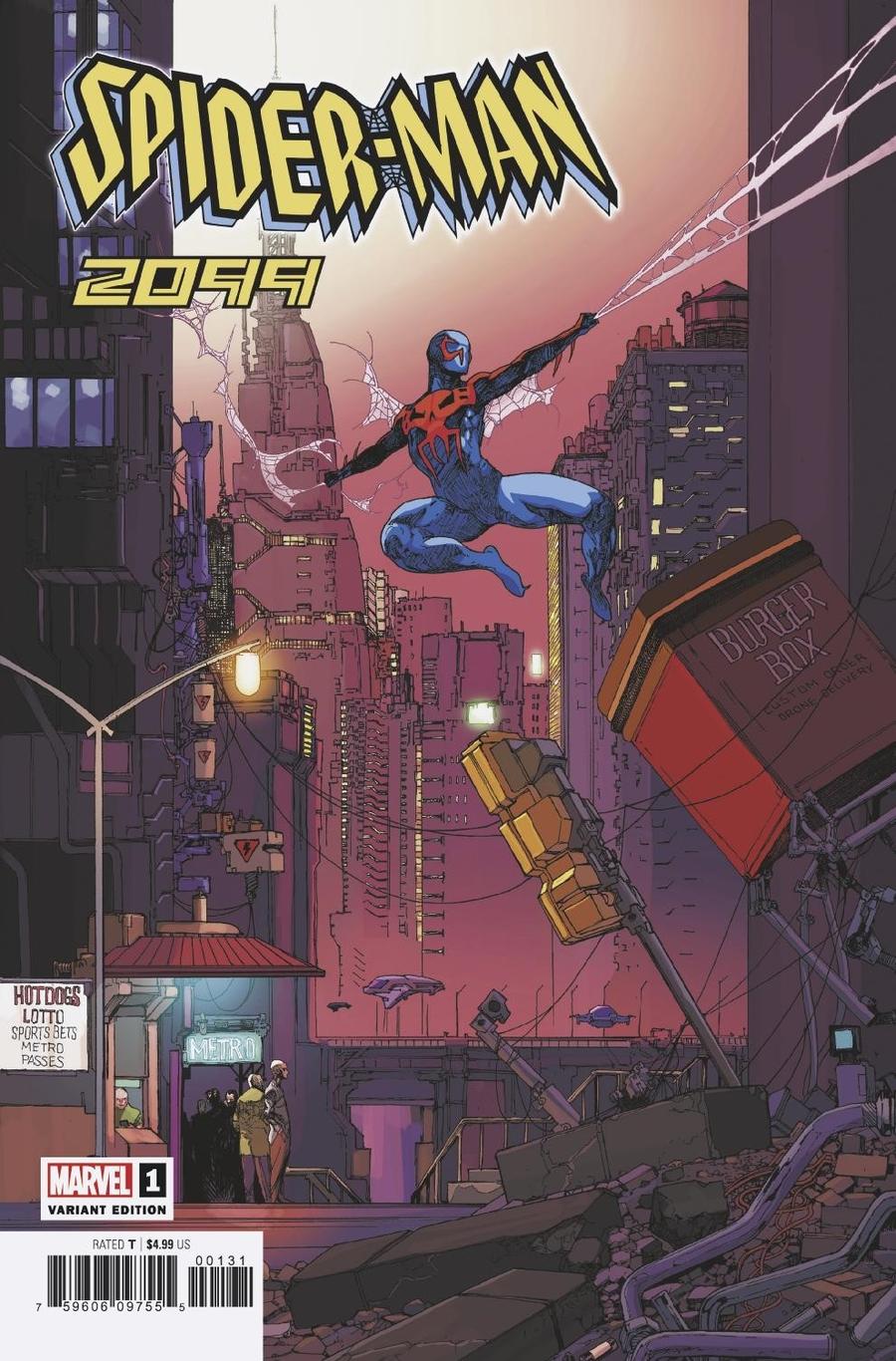 Spider-Man 2099 One Shot Cover C Incentive Travel Foreman Variant Cover
