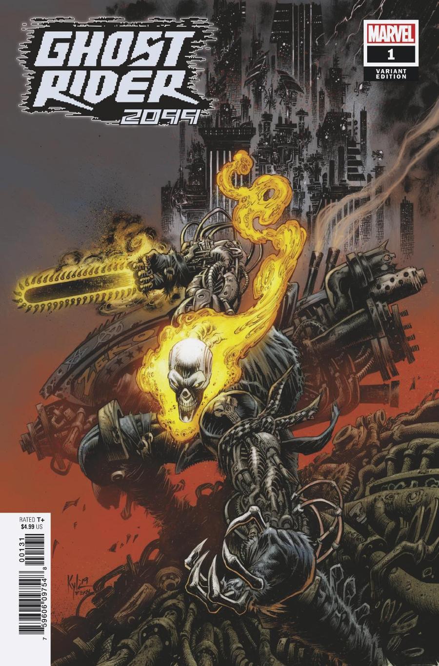 Ghost Rider 2099 One Shot Cover C Incentive Kyle Hotz Variant Cover