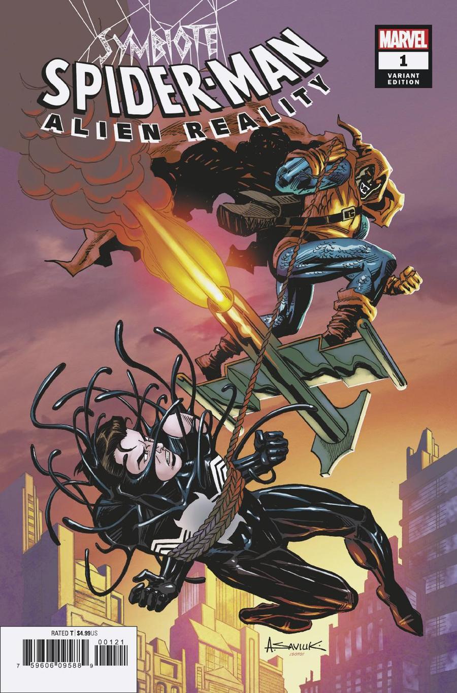 Symbiote Spider-Man Alien Reality #1 Cover J Incentive Alex Saviuk Variant Cover
