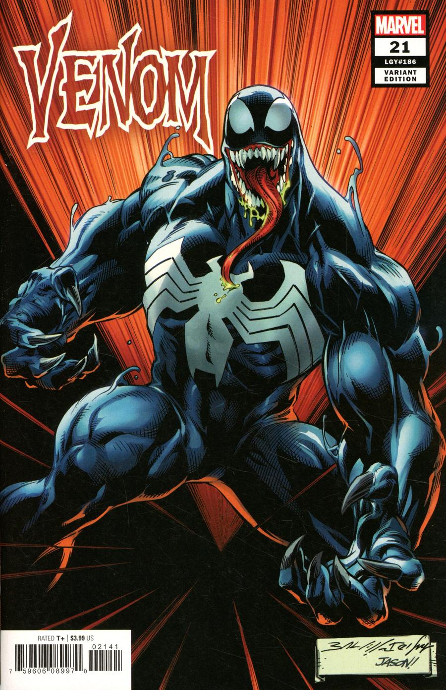 Venom Vol 4 #21 Cover D Incentive Mark Bagley Variant Cover