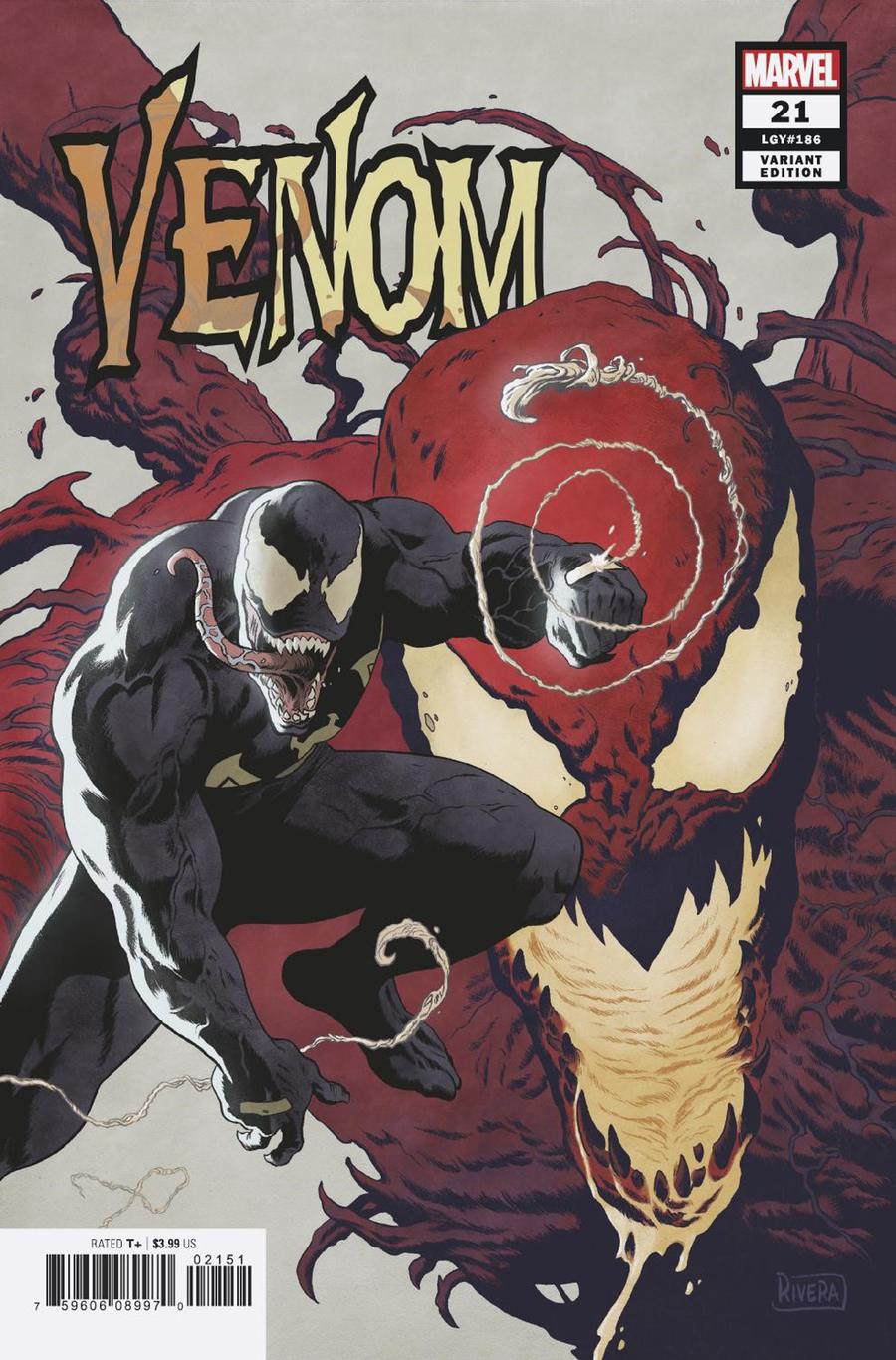 Venom Vol 4 #21 Cover E Incentive Paolo Rivera Variant Cover