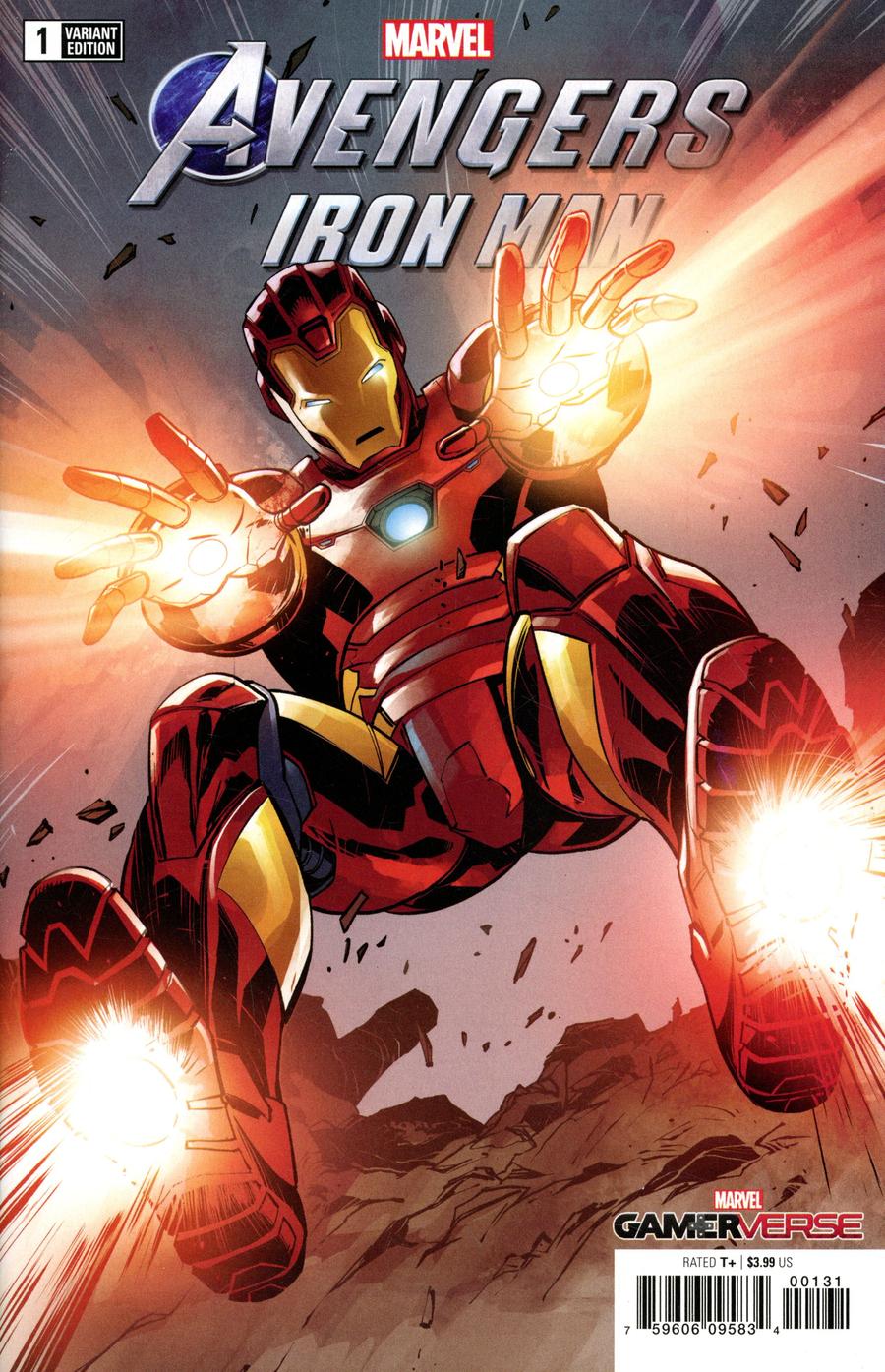 Marvels Avengers Iron Man #1 Cover E Incentive Ryan Benjamin Variant Cover