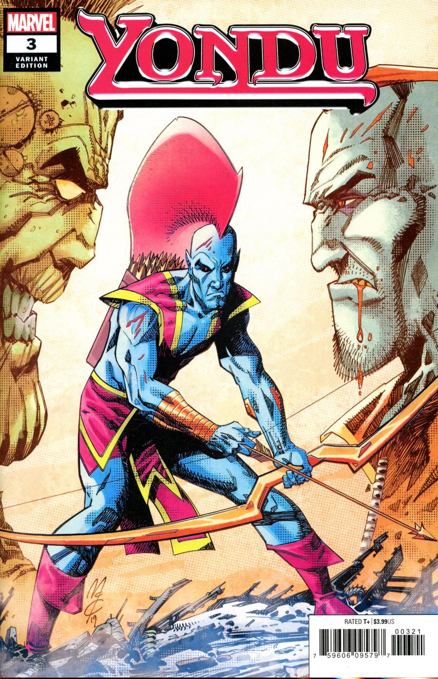 Yondu #3 Cover B Incentive John McCrea Variant Cover