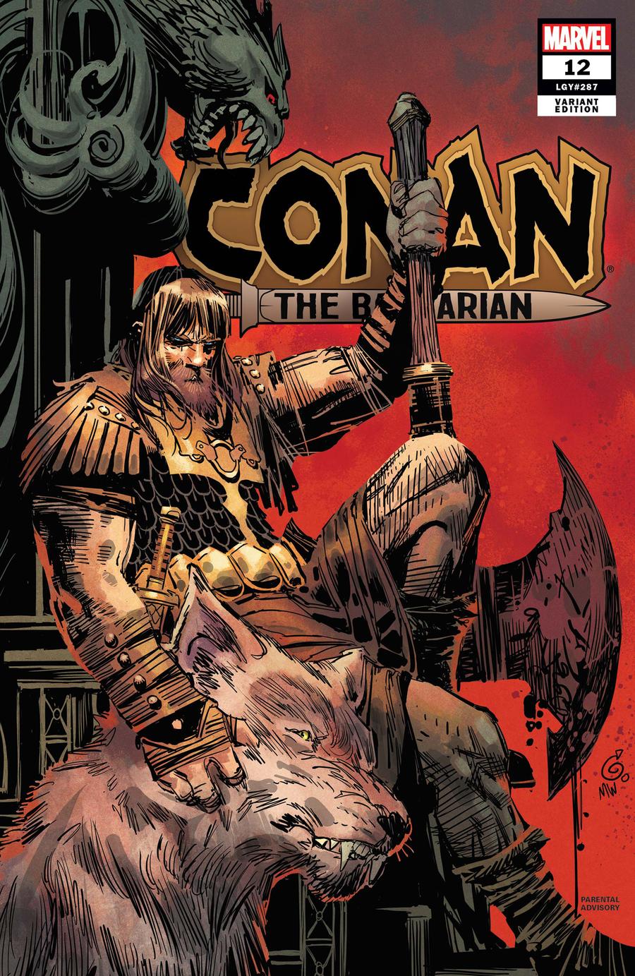 Conan The Barbarian Vol 4 #12 Cover B Incentive Ron Garney Variant Cover