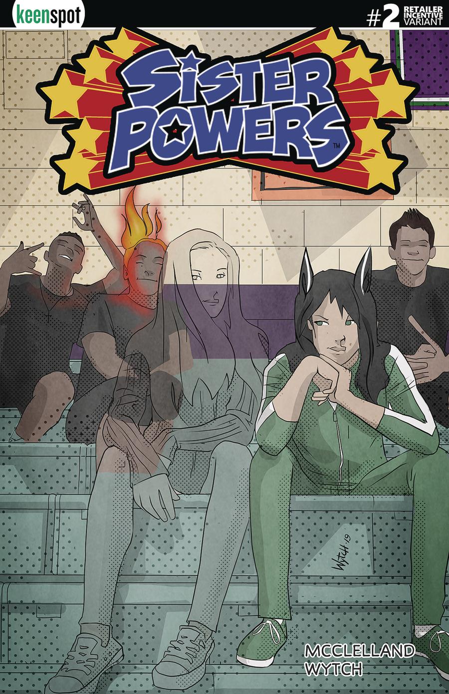 Sister Powers #2 Cover E Incentive Mario Wytch Transformed Variant Cover