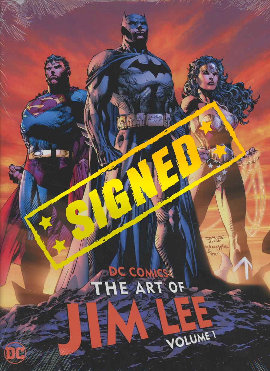 DC Comics Art Of Jim Lee Vol 1 HC Signed By Jim Lee