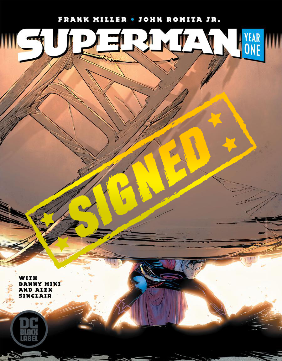 Superman Year One HC Signed By Frank Miller & John Romita Jr
