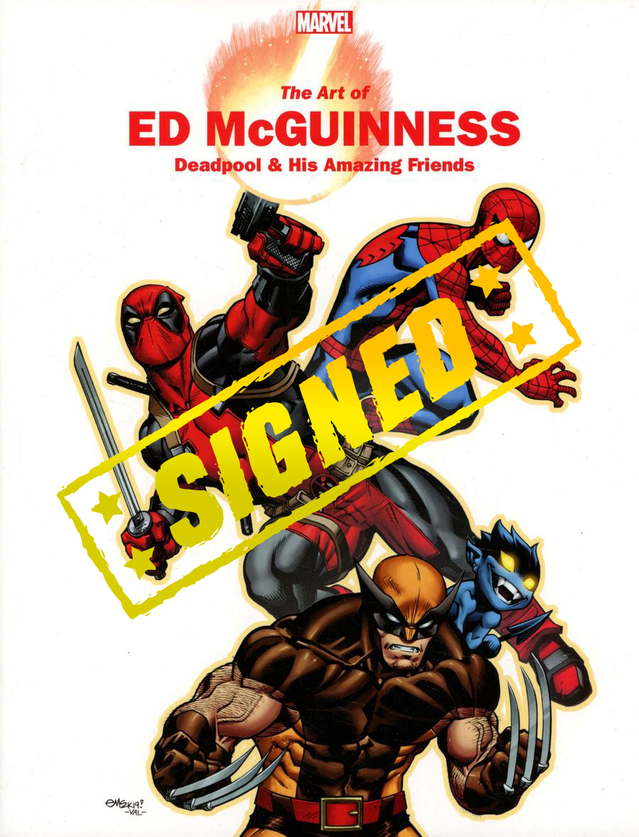 Marvel Monograph Art Of Ed McGuinness TP Signed By Ed McGuinness