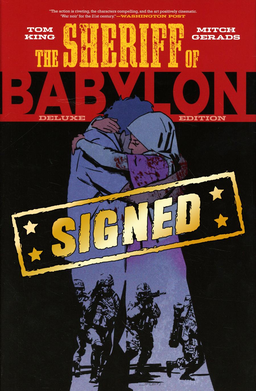 Sheriff Of Babylon Deluxe Edition HC Signed By Tom King