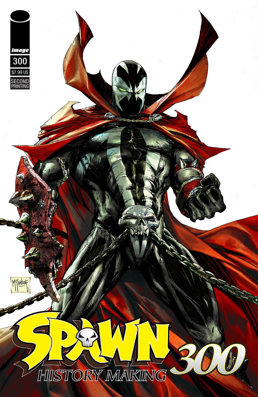 Spawn #300 Cover R 2nd Ptg Variant Cover