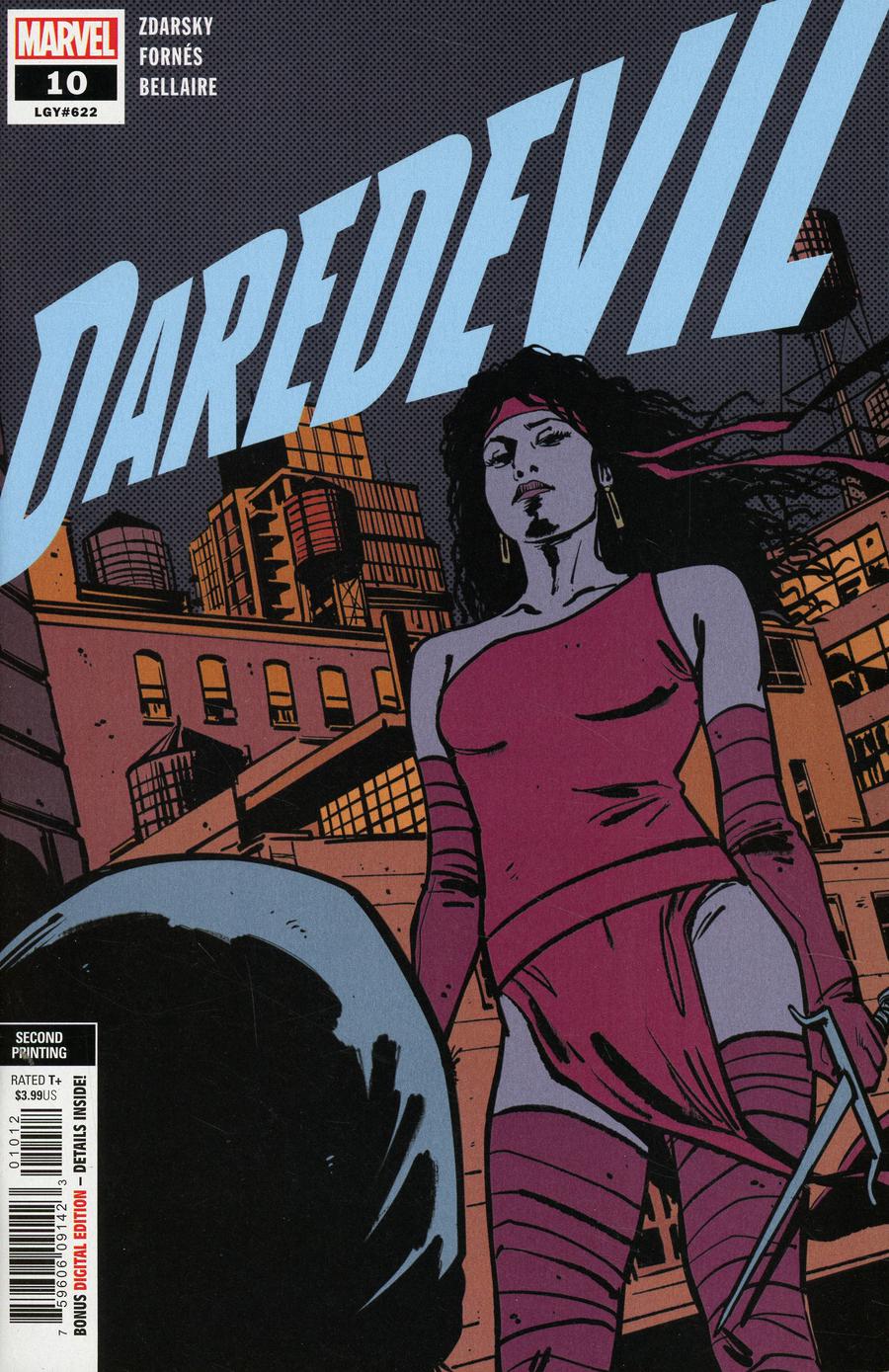 Daredevil Vol 6 #10 Cover C 2nd Ptg Variant Jorge Fornes Cover