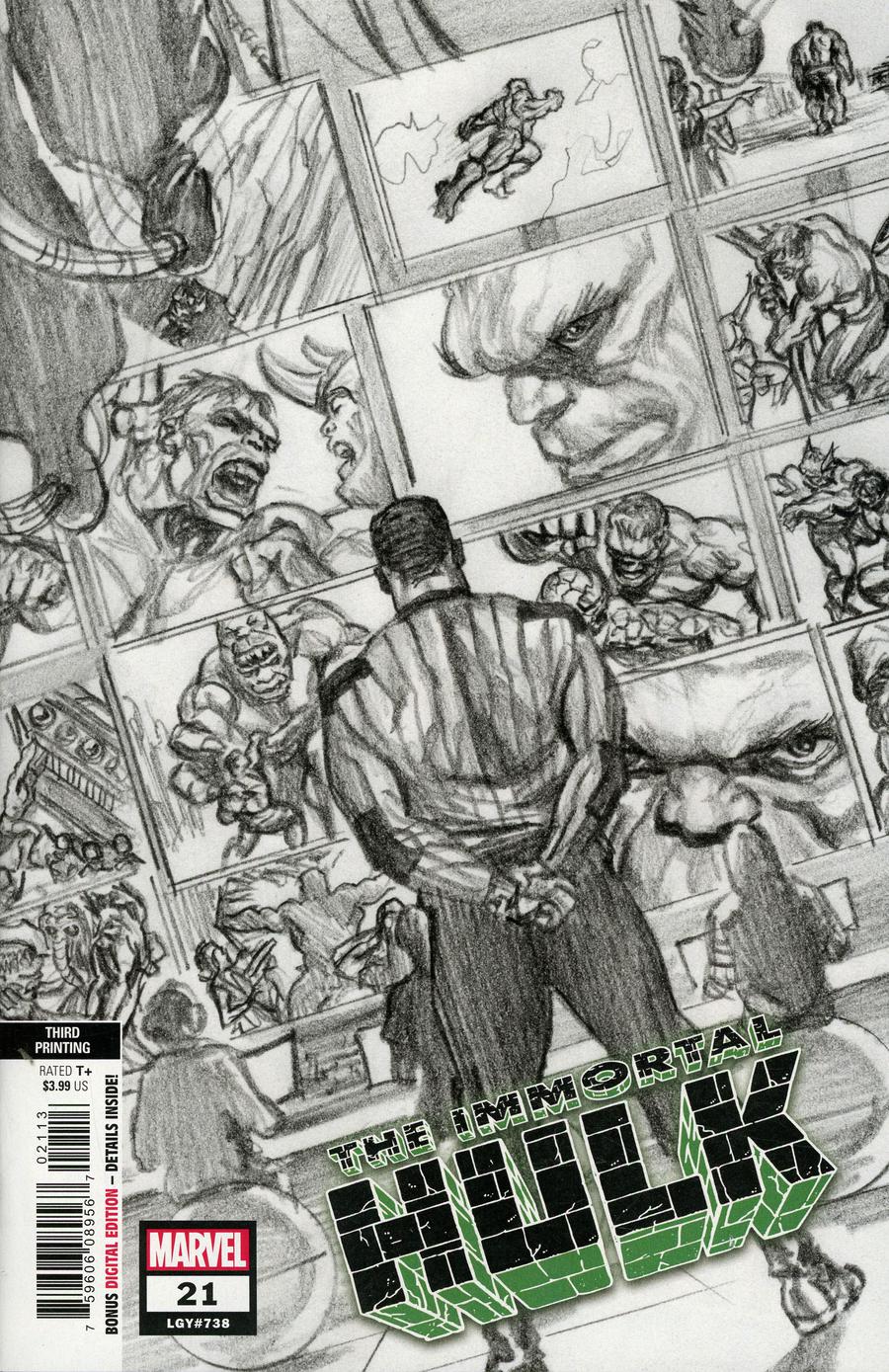 Immortal Hulk #21 Cover C 3rd Ptg Variant Cover