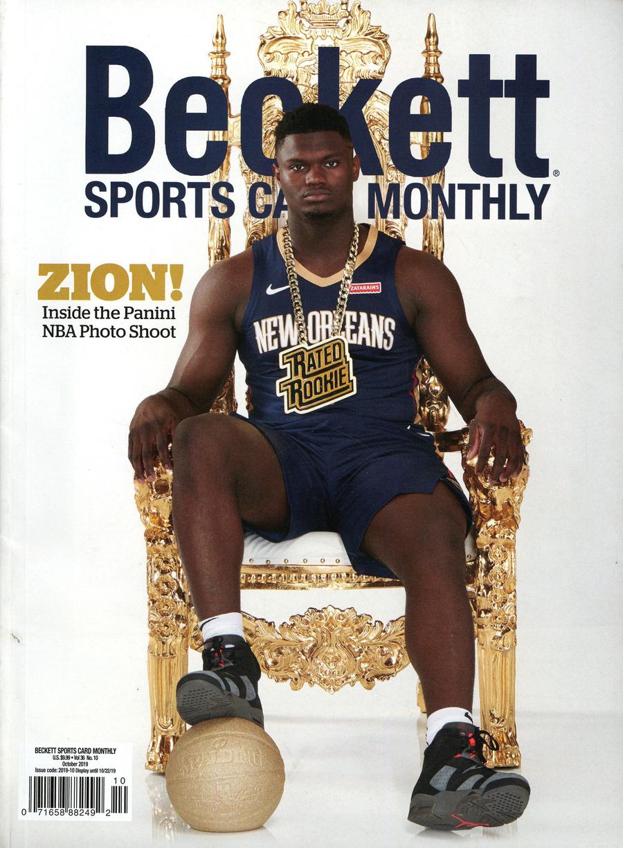 Beckett Sports Card Monthly #415 Vol 36 #10 October 2019