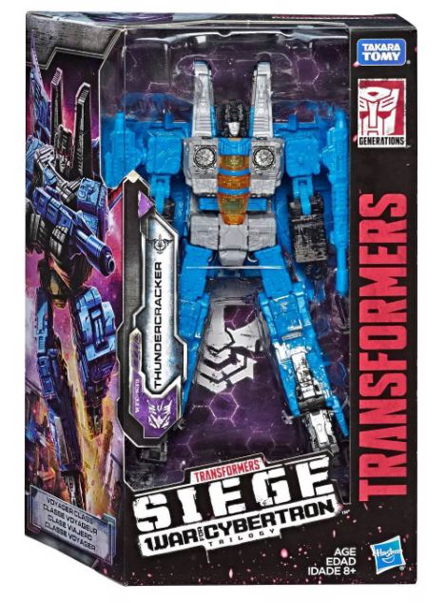 Transformers War For Cybertron Voyager Class Action Figure - Thundercracker