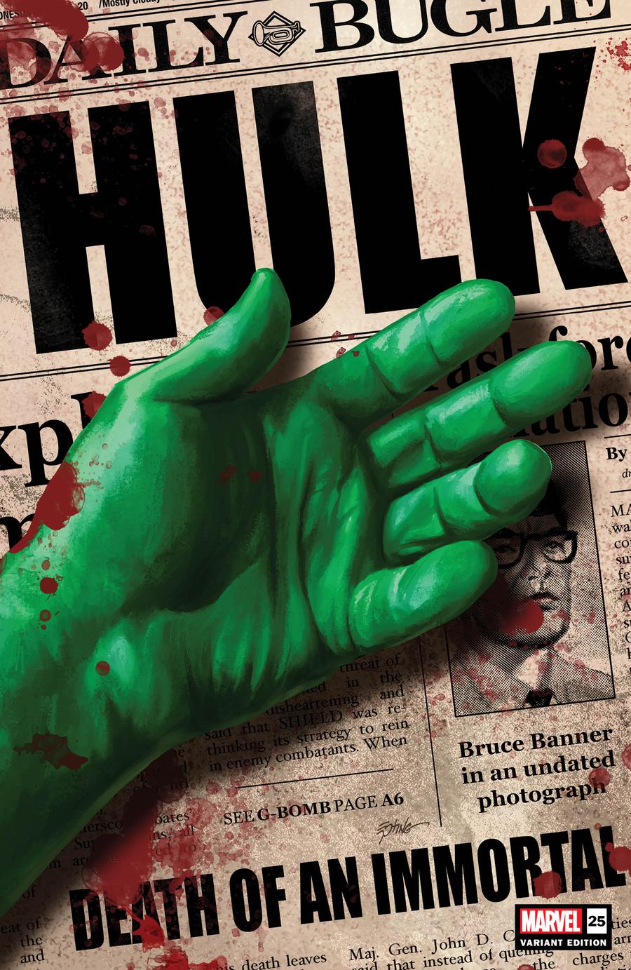 Immortal Hulk #25  Midtown Exclusive Steve Epting Variant Cover