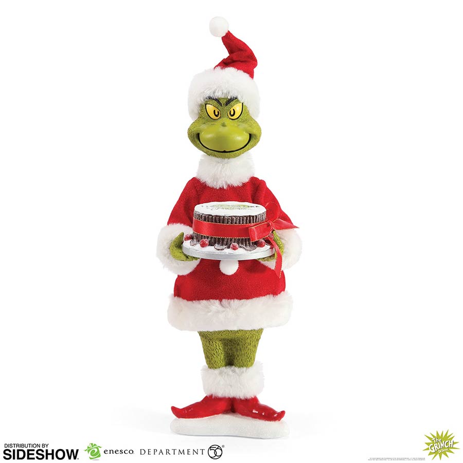 Grinch Fruitcake Figurine