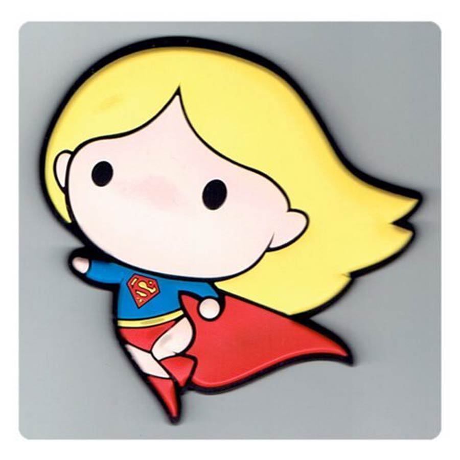 DC Comics Mega-Mega Magnet - Supergirl Chibi