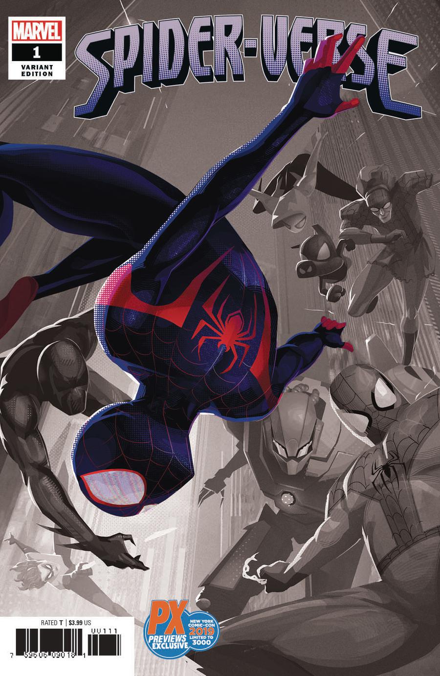 Spider-Verse Vol 3 #1 Cover E NYCC 2019 Exclusive Wendell Dalit Variant Cover