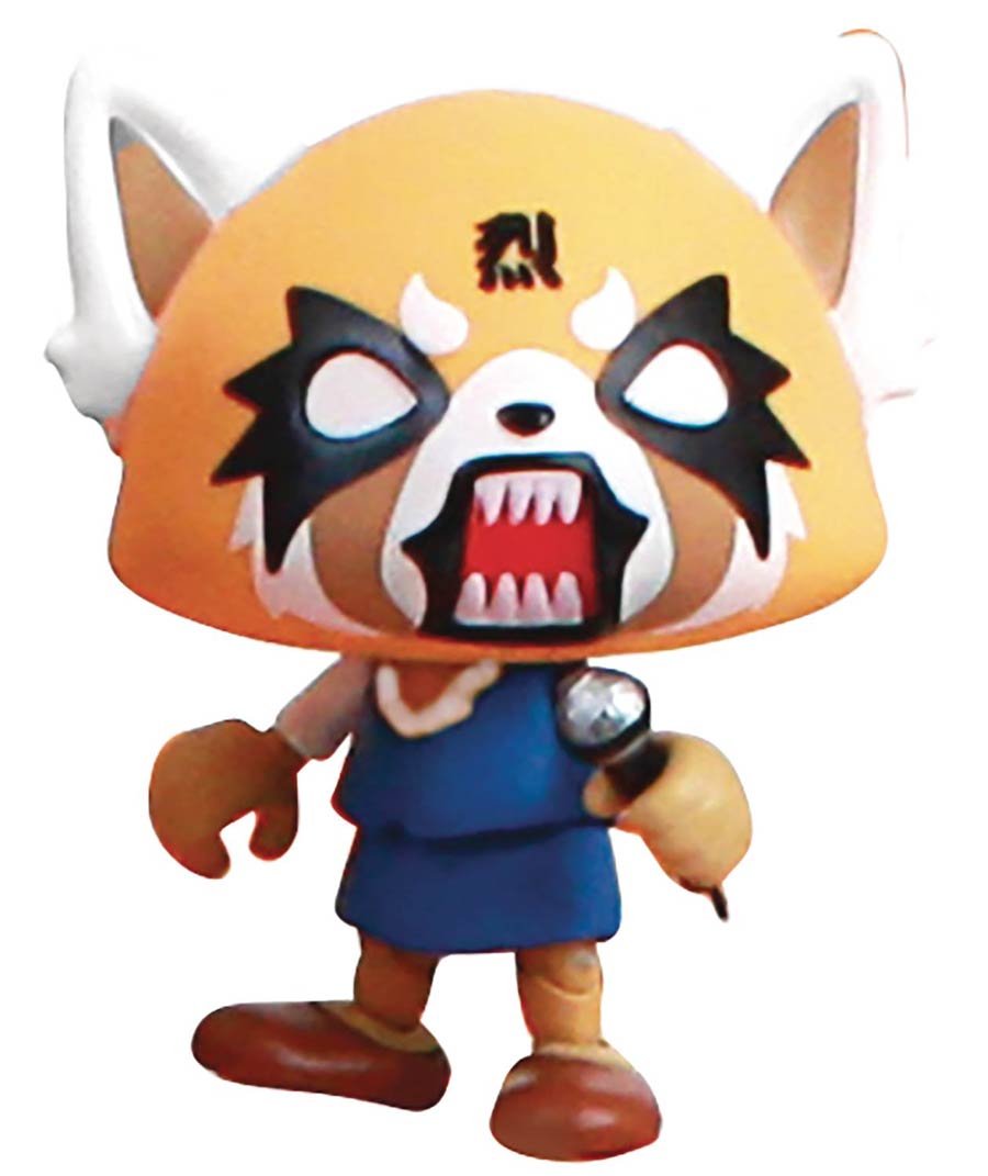 The Loyal Subjects x Aggretsuko Death Metal Mini Figure
