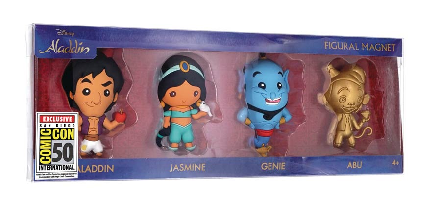 Aladdin Convention Exclusive 3D Foam Magnet 4-Piece Set