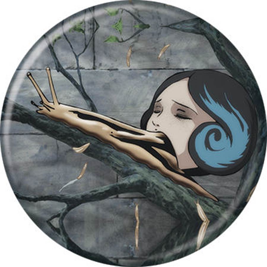 Junji Ito 1.25-inch Button - Slug Girl Color (87708)