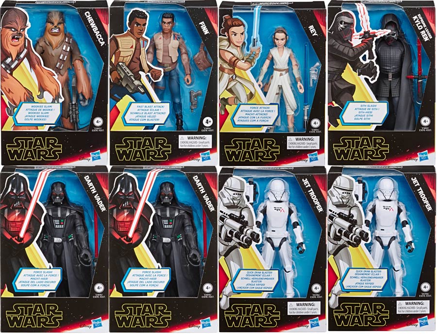 Galaxy of Adventure Details about   STAR WARS 3.75" Action Figures & Mini Comic Packs 
