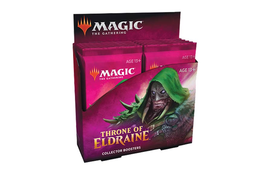 Magic The Gathering Throne Of Eldraine Collector Booster Display Of 12 Collector Booster Packs