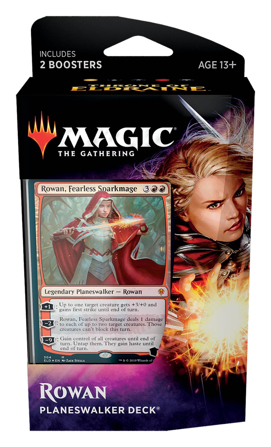 Magic The Gathering Throne Of Eldraine Planeswalker Deck - Rowan