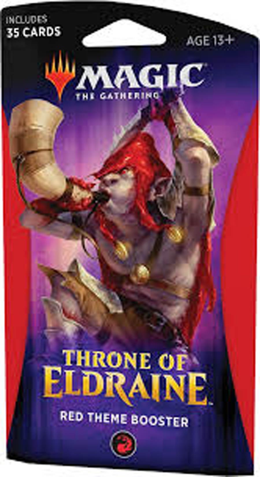Magic The Gathering Throne Of Eldraine Theme Booster - Red
