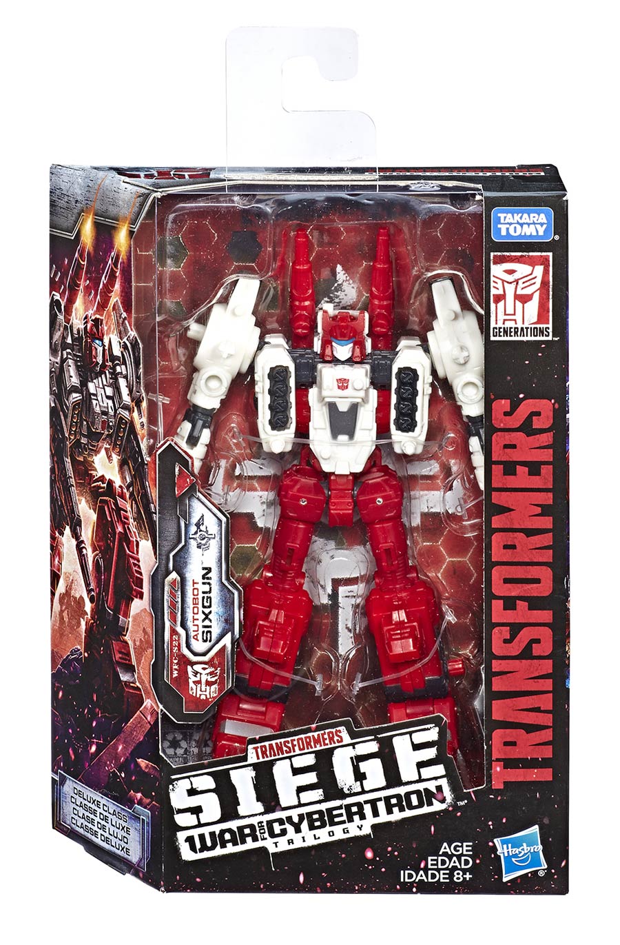 Transformers War For Cybertron Deluxe Class Action Figure - Autobot Six Gun