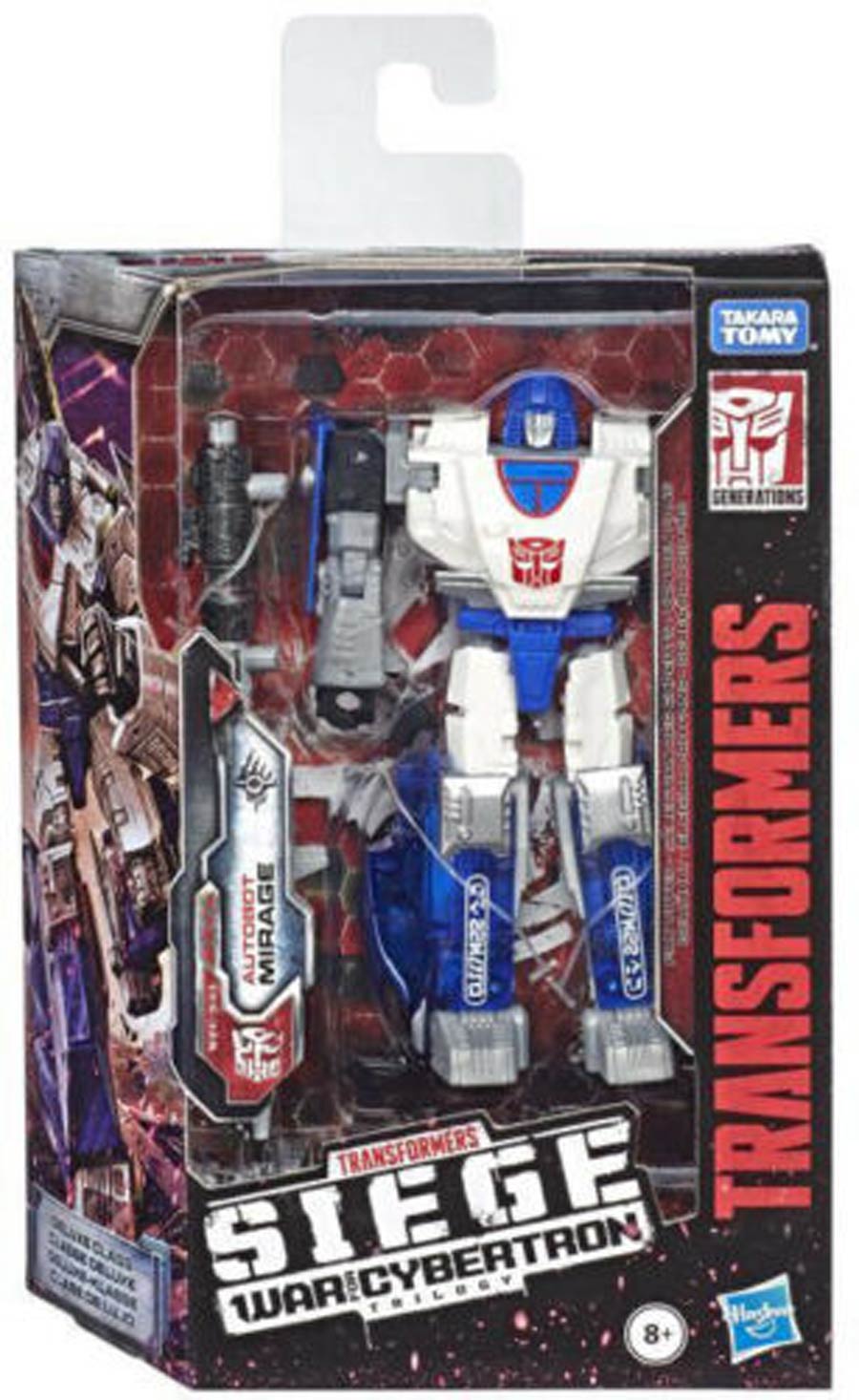 Transformers War For Cybertron Deluxe Class Action Figure - Autobot Mirage