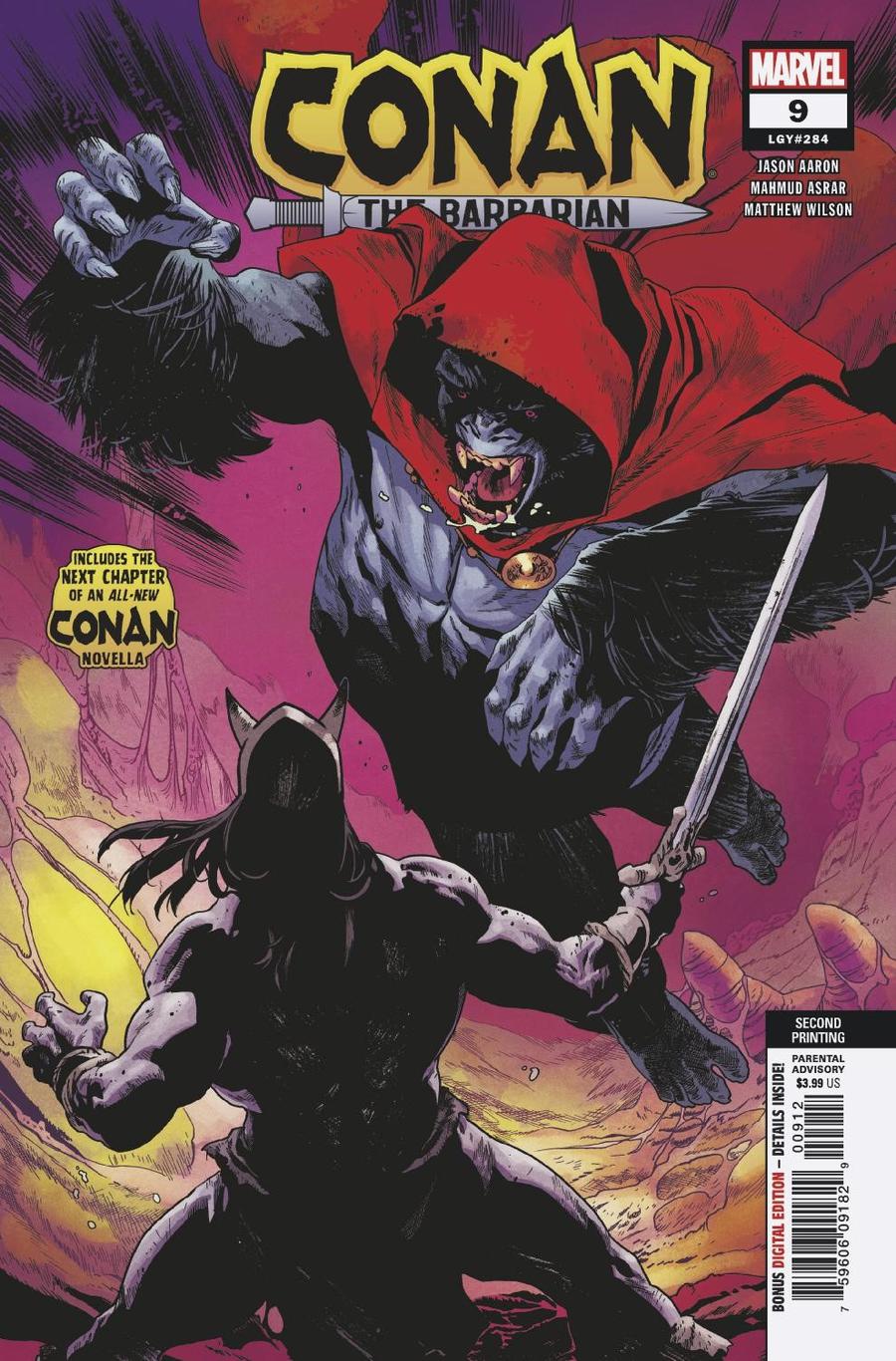 Conan The Barbarian Vol 4 #9 Cover C 2nd Ptg Variant Mahmud A Asrar Cover