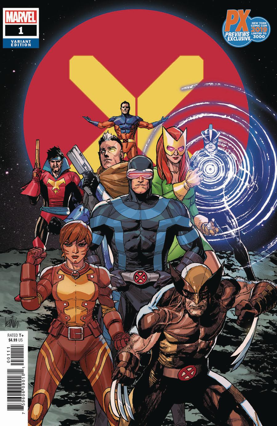 X-Men Vol 5 #1 Cover M NYCC 2019 Exclusive Leinil Francis Yu Variant Cover (Dawn Of X Tie-In)
