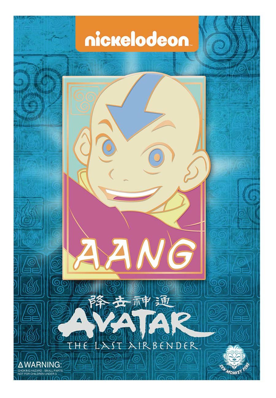 Avatar The Last Airbender Pastel Pin - Aang