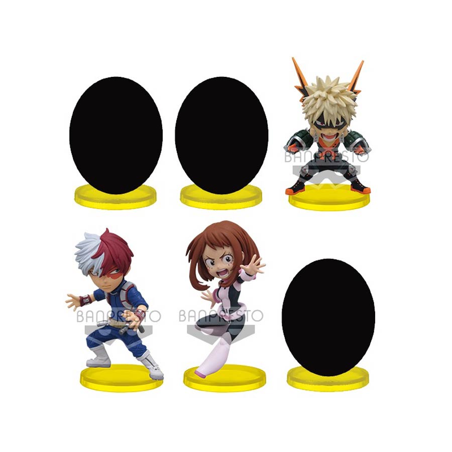 My Hero Academia The Movie Heroes: Rising World Collectible Figure Blind Mystery Box Display of 12 Boxes