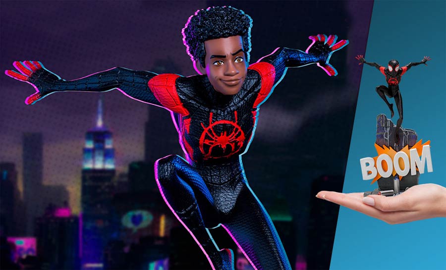 Spider-Man Into The Spider-Verse Miles Morales 1/10 Scale Battle Diorama Art Scale Statue
