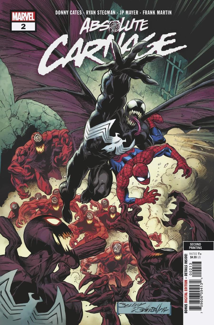 Absolute Carnage #2 Cover I 3rd Ptg Variant Mark Bagley Cover