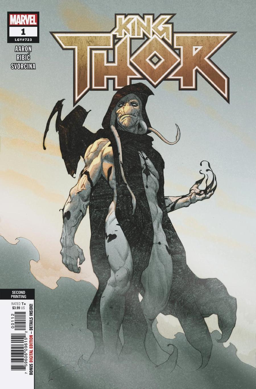 King Thor #1 Cover E 2nd Ptg Variant Esad Ribic Cover