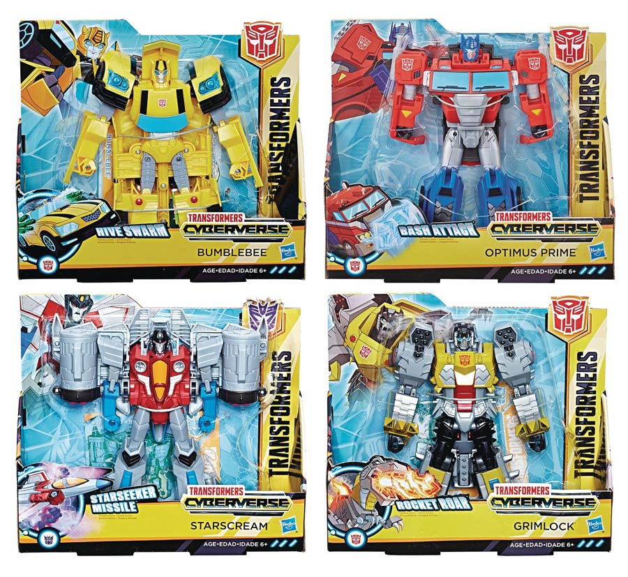 Transformers Cyberverse Ultra Action Figure Assortment Case 201902