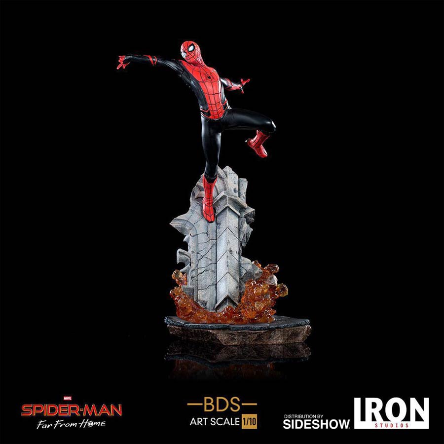 Spider-Man Far From Home Spider-Man 1/10 Scale Battle Diorama Art Scale Statue