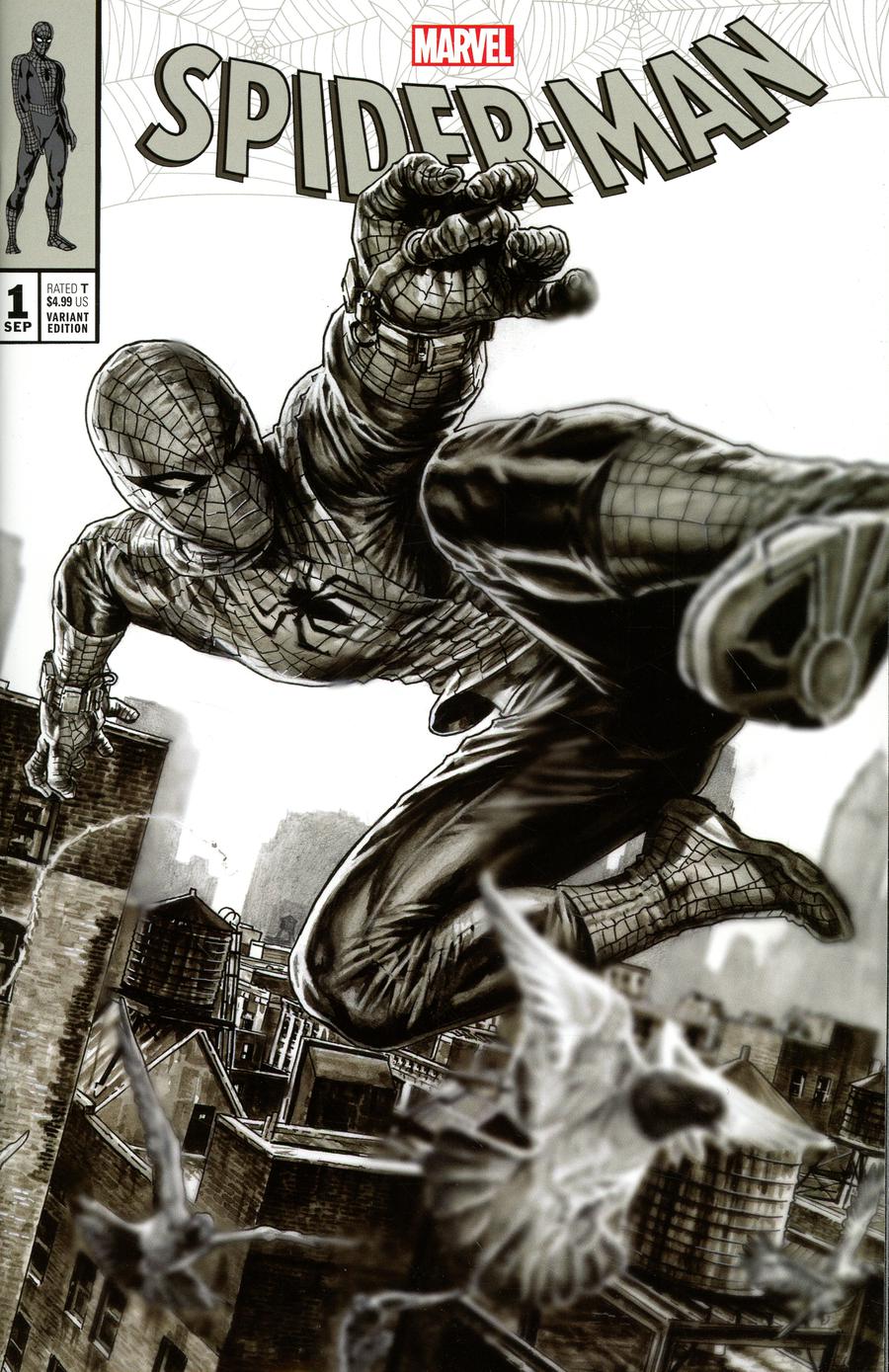 Spider-Man Vol 3 #1  Midtown Exclusive Cover B Lee Bermejo NYCC Noir Variant Cover